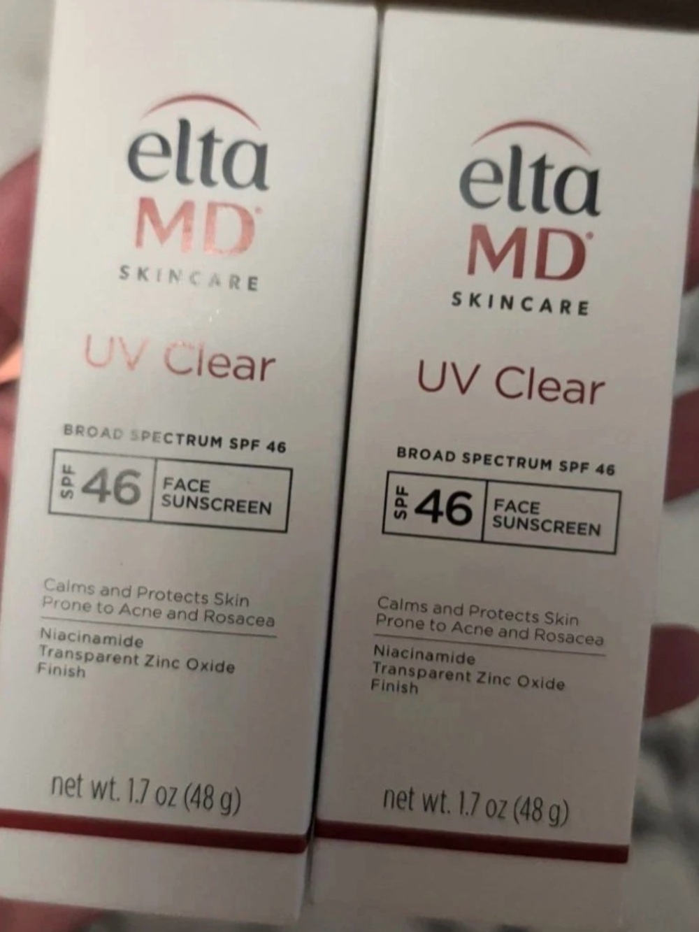 EltaMD UV Clear Face Sunscreen - White and Red Accents
